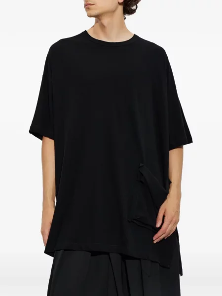 Tricou Yohji Yamamoto drapate negru