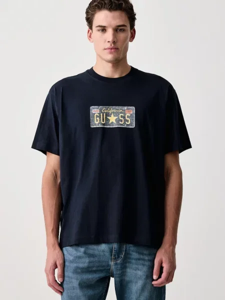Guess Jeans T-shirt granatowa
