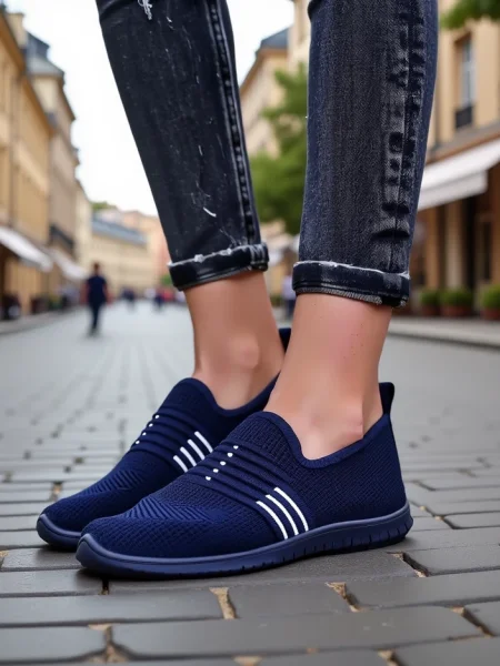 Teniși Resti slip-on negru