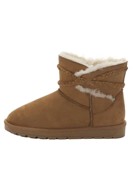 Island Boot Kozačky KEORGIE / kaštanově hnědá