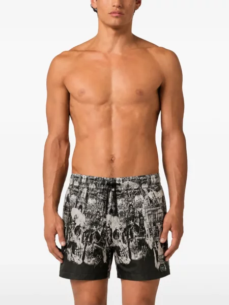 Slip de baie Philipp Plein negru
