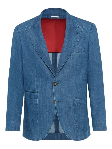 Sacou Brunello Cucinelli albastru