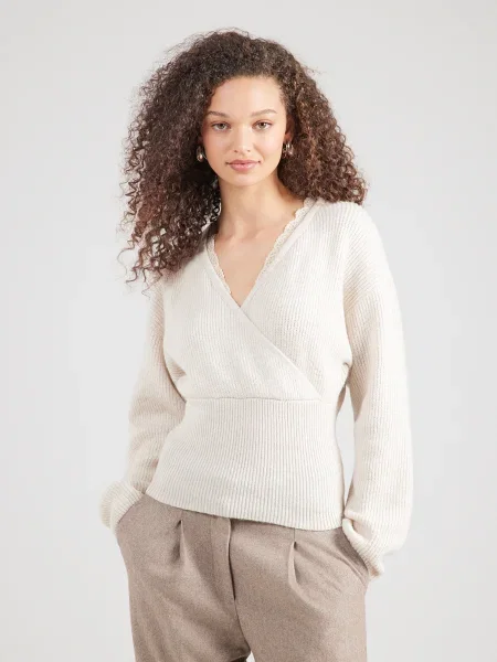 ABOUT YOU Pulover Reign natural alb