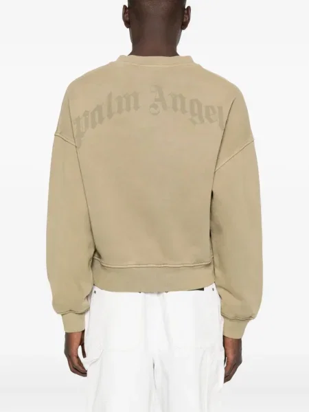Hanorac crewneck Palm Angels verde