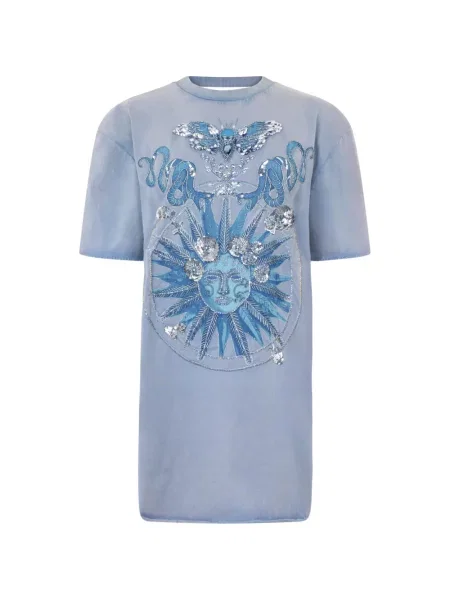 Mini rochie mini Philipp Plein de costum mini albastru