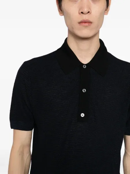 Polo Tom Ford de lână negru