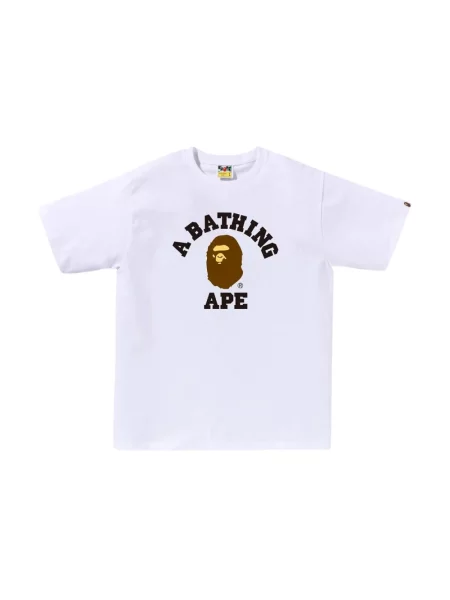 Koszulka A Bathing Ape® z okrągłym dekoltem biała