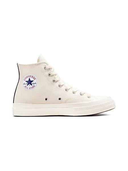 Sneakersy Comme Des Garcons Play skórzane casual czarne