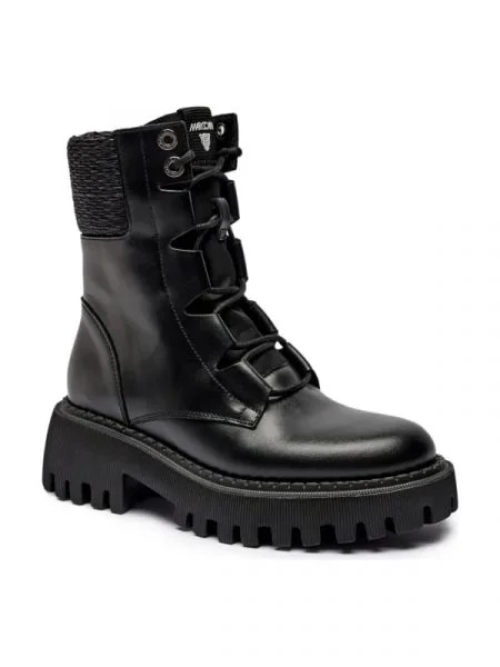 Marc Cain De piele botine negru
