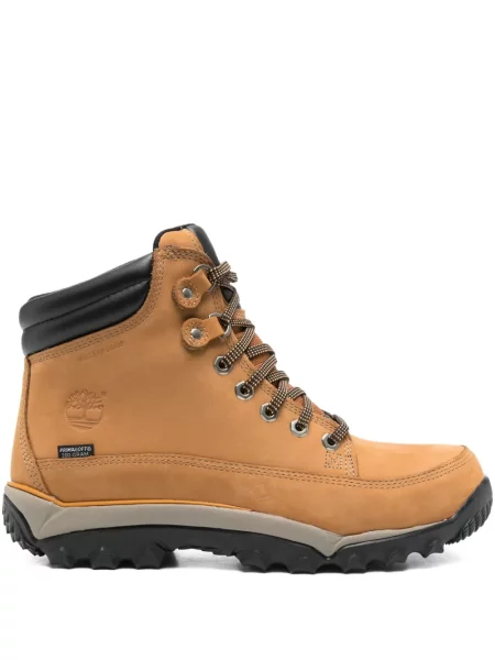 Trekking gležnjače Timberland s vezicama s čipkom smeđa