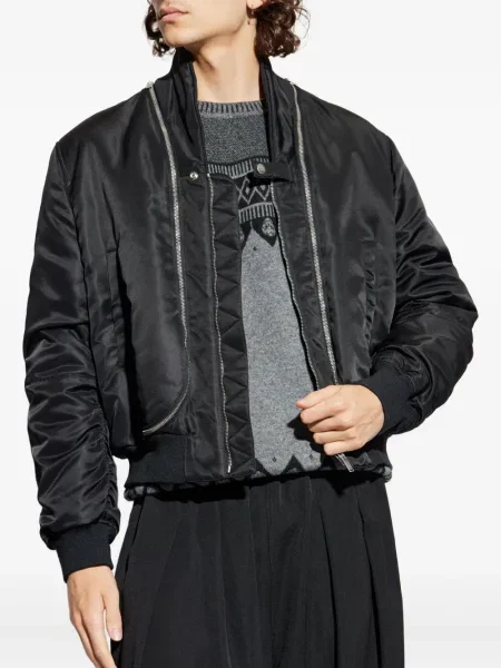 Bomber bunda Alexander Mcqueen černá