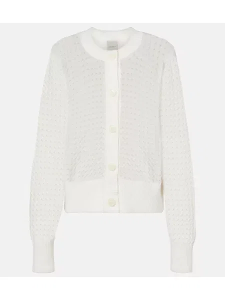 Cardigan Varley tricotate alb