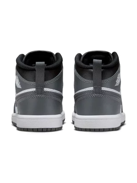 Jordan 1 Mid sportcipő gyerek bőr fekete