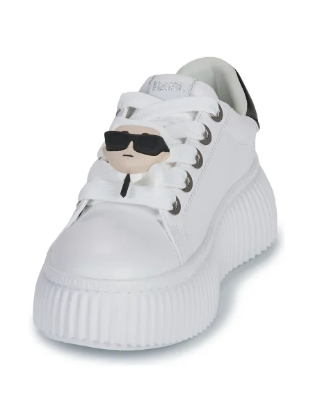 Pantofi Karl Lagerfeld din dantelă alb