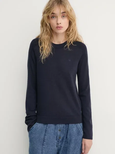 Sweter G-star Raw niebieski