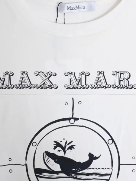 Μπλούζα Max Mara με σχέδιο λευκό