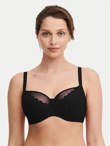 Chantelle Sutien cu armătură Floral Touch negru