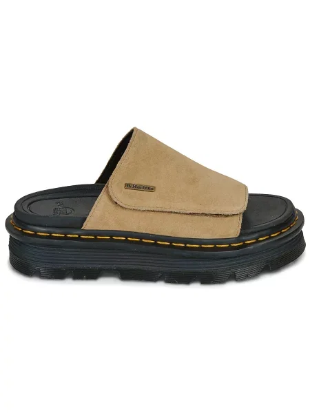 Pantofi Dr. Martens din piele de căprioară bej