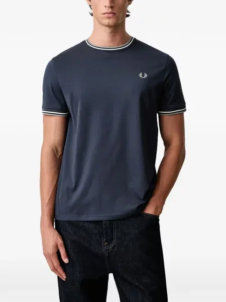 Μπλούζα Fred Perry με κέντημα μπλε
