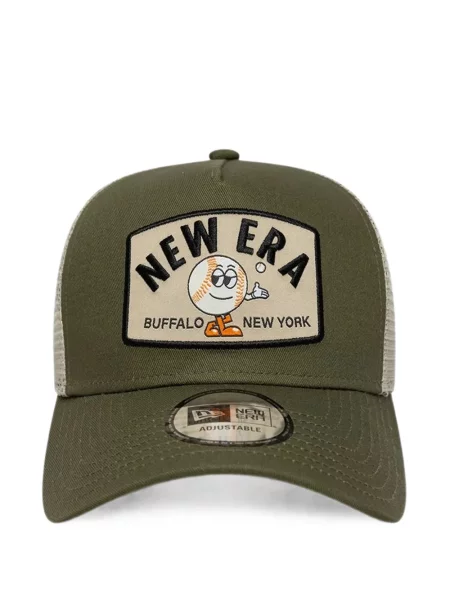 Căciulă New Era Cap plasă cu autograf verde