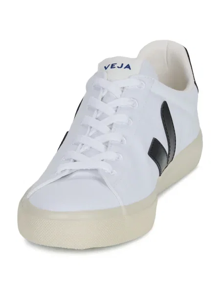 Pantofi Veja din canvas alb