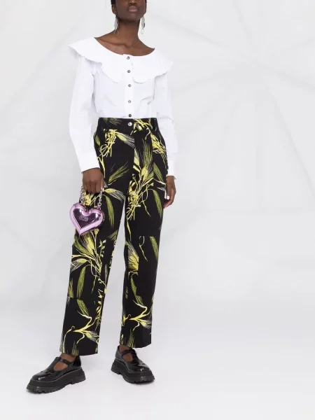Pantaloni Msgm cu imagine negru