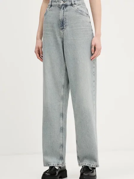 Hugo Blue jeans Leni_B high waist albastru