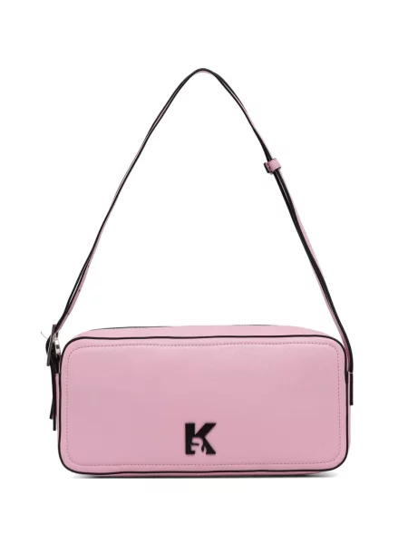 Shopper kabelka Karl Lagerfeld Jeans ružová