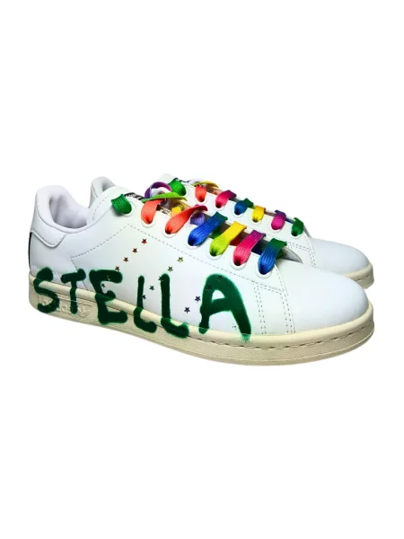 Sneakersy Adidas By Stella Mccartney skórzane białe