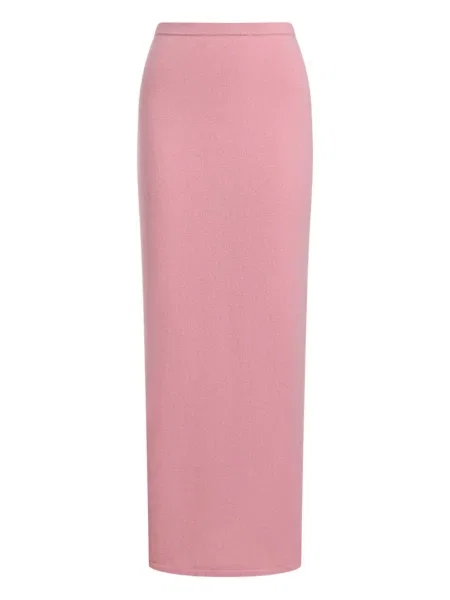 Maxi fusta maxi 12 Storeez tricotate roz