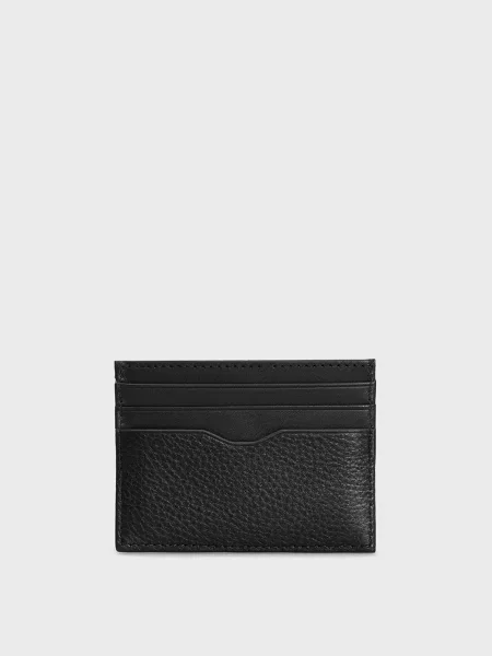 Кожаный кошелек Tommy Hilfiger черный