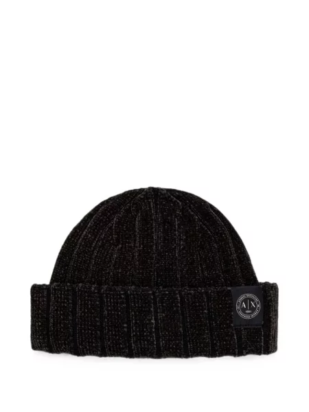 Căciulă Armani Exchange cu autograf verde
