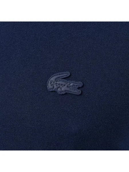 Lacoste Koszulka Polo Half Zip Slim Fit granatowa
