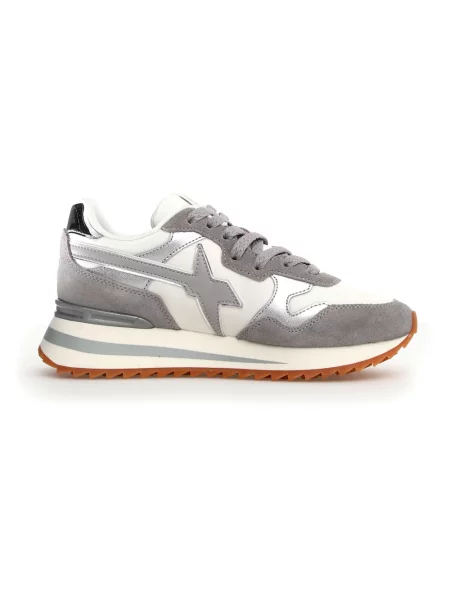 Sneakersy W6yz z nadrukiem zwierzęcym szare