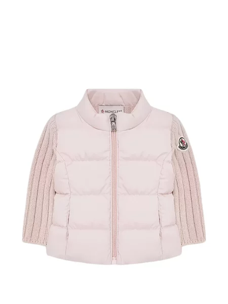 Kurtka dziecięca Moncler Enfant różowa