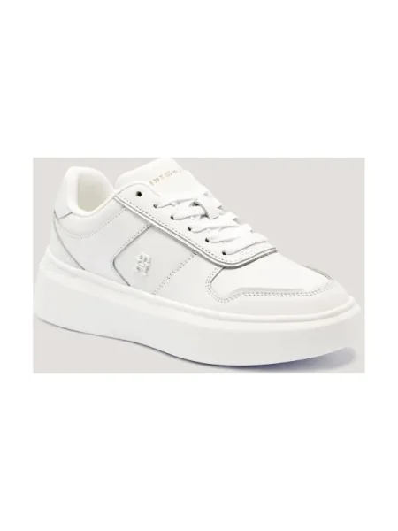 Tommy Hilfiger Teniși din piele Patent alb