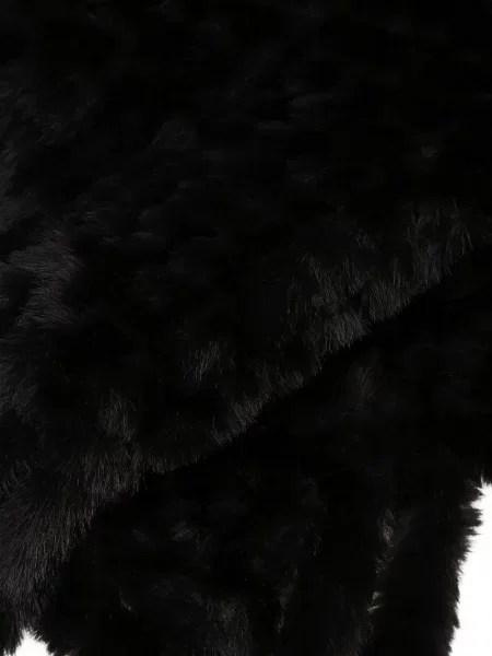 Fular Pinko cu blană negru