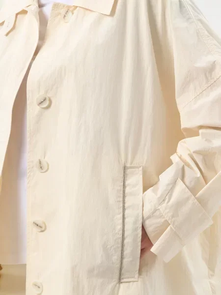 Тренч Panicale Cashmere белый