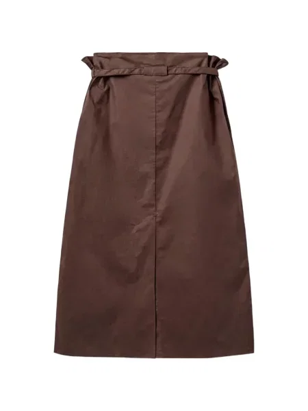 Fustă The Garment în linie A maro