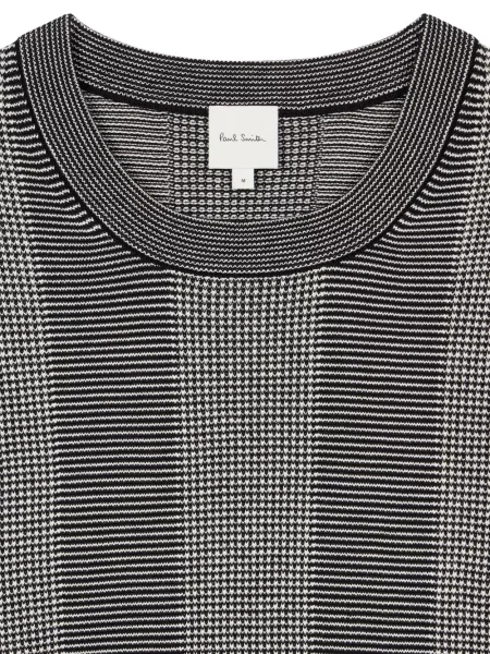 Tricou Paul Smith cu dungi scurt gri