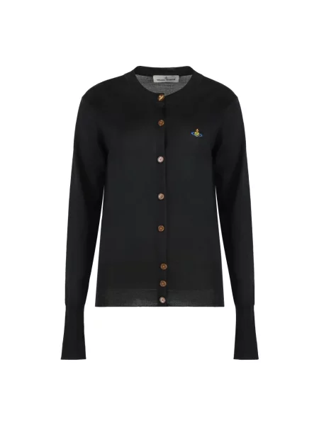 Haftowany sweter Vivienne Westwood czarny