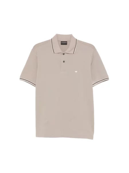 Koszulka polo Emporio Armani szara