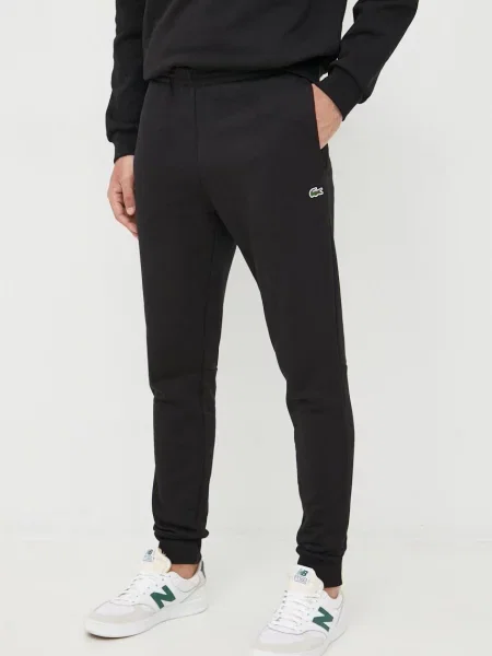Spodnji del trenirke Lacoste črna