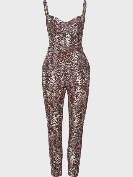 Комбинезон Elisabetta Franchi коричневый