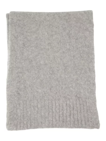 Fular Samsøe Samsøe tricotate gri