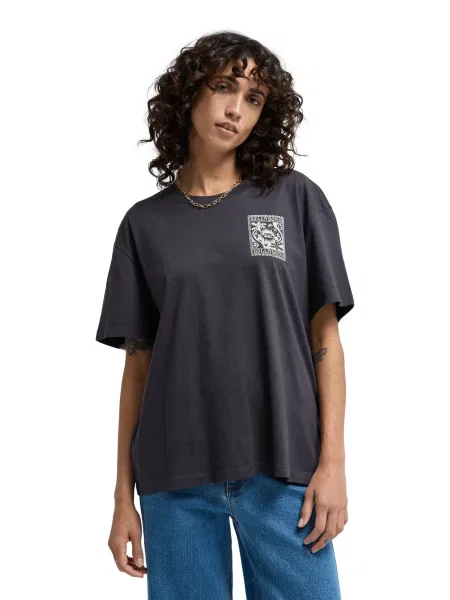 BILLABONG Tricou Always Looking negru / murdar alb