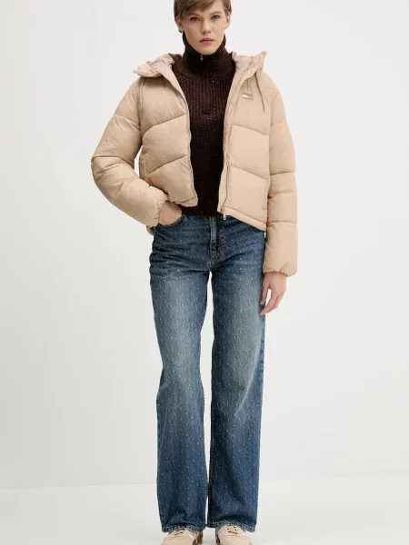 Denim jakna Tommy Jeans bež