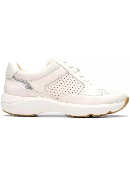 Pantofi Clarks alb