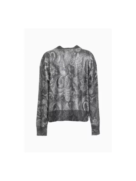 Sweter Roberto Cavalli z nadrukiem
