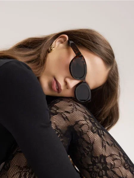 Reserved сонцезахисні окуляри коричневий рожеві